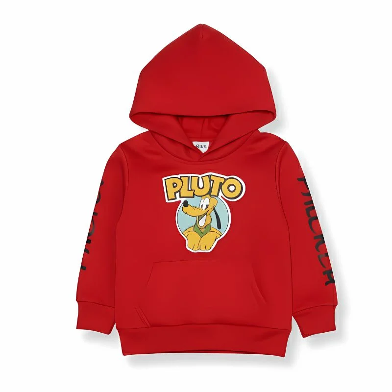 Pluto Red Hoodie Tracksuit Set