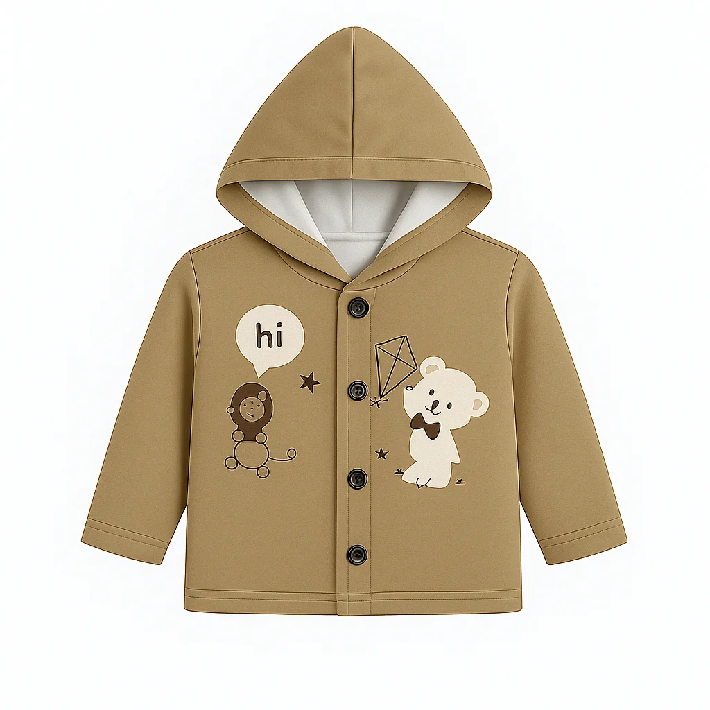 Hi Bear Beige Hoodie