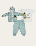 Hoodie, T-Shirt & Trousers