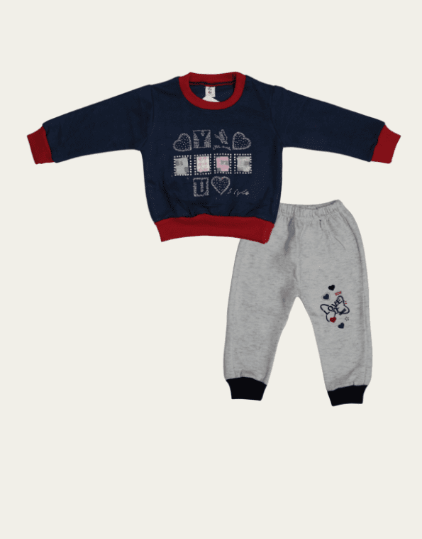 Love Sweatshirt & Trouser Set for Baby Girls 1 Sweatshirt and Trouser Set