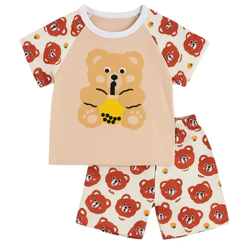 Adorable Unisex Baby Outfit – Soft Cotton Bear Print T-Shirt and Shorts Set 1 20250608 1131 Teddy Bear T Shirt remix 01jx774a36f7yrcpztp2a6r2ak Photoroom Baby Brisk