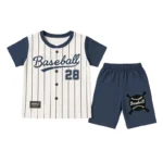 Premium Cotton T-Shirt & Shorts Set – Baby Brisk Toddler Boys Wear for Hot Days (1–4 Years)