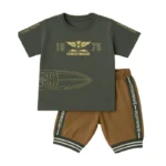 Baby Boy T-Shirt & Shorts Set – Breathable Soft Cotton for 1- 4 year | By Baby Brisk