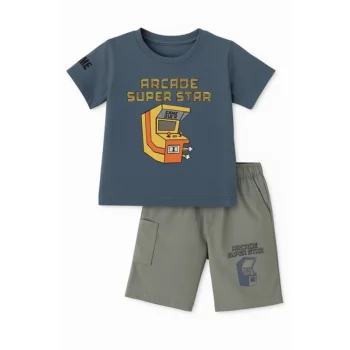 Summer-Ready T-Shirt & Shorts Set for Baby Boys (1–4 Yrs) – Breathable Cotton | Baby Brisk