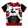 Newyork City Kids T-Shirt & Shorts Set – Red & Black | Ages 1–4 Years 3 Newyork City T-Shirt and Shorts Red and Black