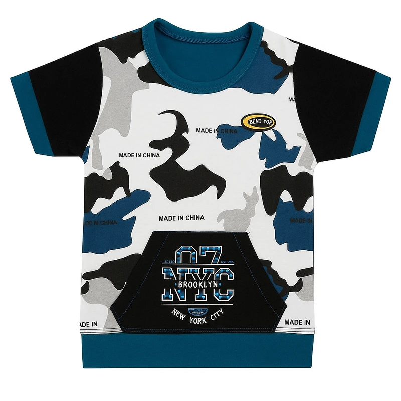 Newyork City T-Shirt Blue and Black