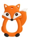 Cute Fox Silicone Baby Teether – BPA-Free & Safe for Infants