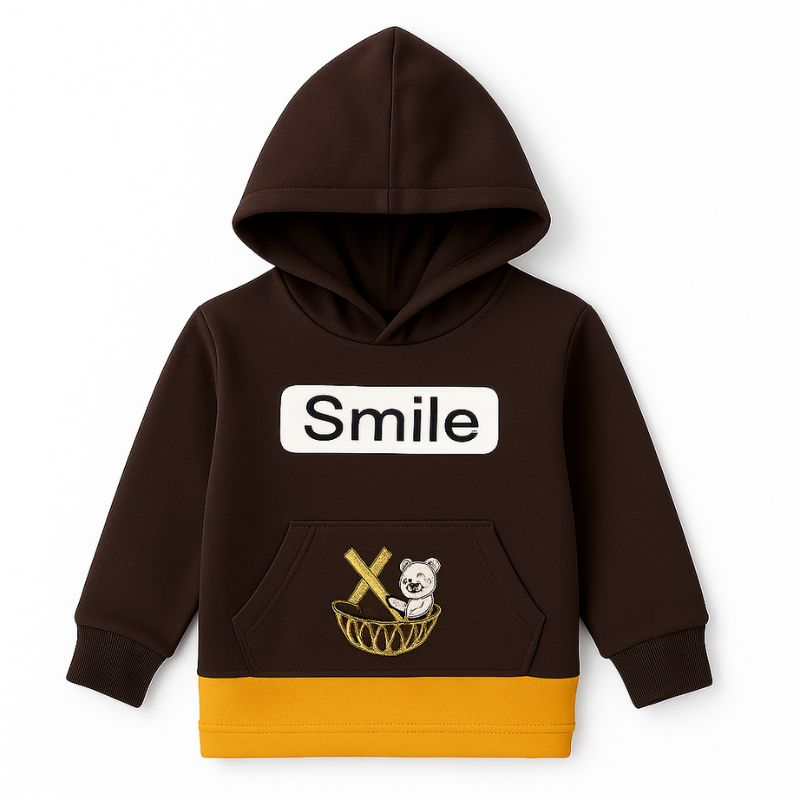 Brown Smile Hoodie