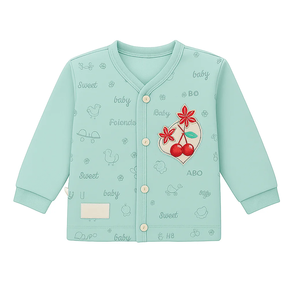 Newborn Mint Green baby set shirt