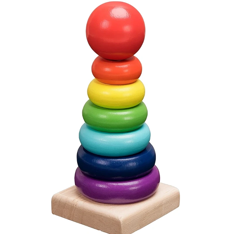Wooden Rainbow Stacking Ring Toy | Montessori Educational Stacker for Toddlers 1 assets task 01k6ayzbrqfzqt1ny136at89za 1759157215 img 0 800x800 1 1 Baby Brisk