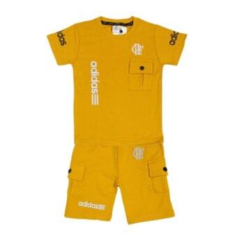 Adidas Baby Boys T-Shirt and Shorts Yellow